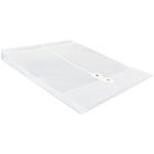 JAM Paper Plastic Envelopes with Button and String Tie Closure, Letter Open End, 9.75 x 11.75, Clear Poly, 12 Pack (118B1CL)-Thick plastic makes these envelopes durable