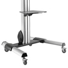 StarTech TV Cart for 32" to 70" TVs, One-Touch Height Adjustment (STNDMTV70)-TV tilts +5-degrees to -12-degrees to adjust to the optimal viewing angle