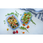 Minimal Silicone Food Storage Container - Blue - 460ml - Set of 2-Set of: 6