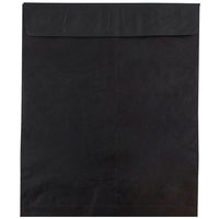 JAM Paper 11.5 x 14.5 Tyvek Envelopes, Open End Catalog with Self Adhesive Closure, Black, 25 Pack (V021386)-Black