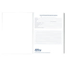 Hilroy H9 Ruled Journal - 7" x 9-1/4" - 96 Sheets - Black-Sheet Size: 9.25"L x 7.12"W