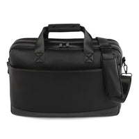 Bugatti Central Collection Executive Briefcase - Black-Black / Vegan Leather