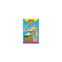 Trend Enterprises SuperShapes Stickers, Very Cool!, 7500 Pack-Design: Star brights, sport balls, zoo animals, sealife, happy books