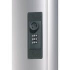 Durable Office Products Brushed Aluminum Key Cabinet with Combination Lock - 72 Key - Silver-Combination Lock