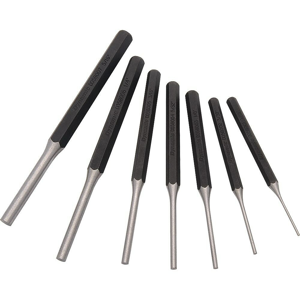 Dynamic Tools 7 Piece Pin Punch Set,1/16