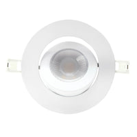Northern Stars 92106 LED 4" Down Light, Gimbal 3000K-4000K-5000K 3-in-1, 2 Pack-LED  Down Light, Round 4"