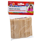 Time 4 Crafts Wood Craft Sticks, 4.5 inches, Wood, 720 Pieces-Measurement: each craft stick measures 4.5" in height which is perfect for your projects