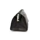 Ashlin Carnegie Mid Sized Dopp Kit Shave Bag, Black-Top zippered closure with front zippered section