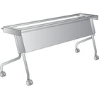 Office Star 6' Training Table Frame, Black-Highly versatile