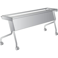 Office Star 6' Training Table Frame, Black-Highly versatile