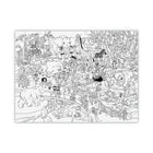 Crocodile Creek Day at the  Zoo Giant Coloring Poster, 33" x 44"-33" x 44"