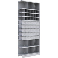 Metalware RK919 Boltless Shelving Unit, 12-Shelves, 36" x 12" x 88", Light Grey-Adjustable shelving system that provides high strength, yet economical storage capacity for your needs