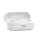 Veho STIX True Wireless Bluetooth Earphones - White-Water resistant body ideal for sports and outdoors