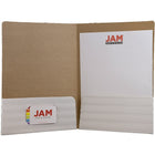 JAM Paper Corrugated Fluted Folders, White, 6 Pack (88506D)-Quantity: pack of 6 folders