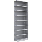 Metalware RK408 Boltless Shelving Unit, 9-Shelves, 36" x 18" x 100", Light Grey-Adjustable shelving system that provides high strength, yet economical storage capacity for your needs