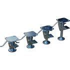 Blickle Floor Lock Brakes with 6" Extended Height - Standard Duty - 2 Pack-Body Material: Galvanized