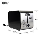 Total Chef 2-Slice Stainless Steel Toaster-7