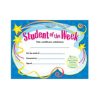 Trend Enterprises Student of The Week Certificate 8-1/2" x 11", 180 Pack (T-2960)-Size: 8 1/2" x 11"