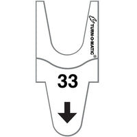 Meto Turn-O-Matic T90 2-Digit Tickets, White, 6 Pack (9483593)-T90 Replenishment tickets for Meto Turn-O-Matic system