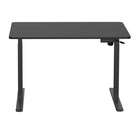 Uplite Sit Stand Height Adjustable Desk - Black-Desk dimensions & compatibility - desk width: 47.2"/ 120cm, desk depth: 23.6”/60cm, desk height: 28.7" to 47.6"/73-121cm, desk foot length: 23.6”/60cm. Tabletop thickness: 0.71” / 1.8cm.