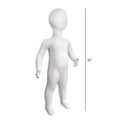 Eddie's Child Mannequin - 18 - 24 Months - White (151051-1)-polythylene