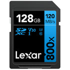 Lexar LSD0800128G-BNNNU Professional 800X SDHC/SDXC UHS-I Memory Card - 128 GB - Black-Designed for your point-and-shoot camera and mid-range DSLR, HD camcorder