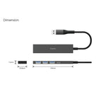 Kopplen USB 3.0 4-in-1 Multi Hub-Requires no pre-installation of drivers for instant use, thanks to its incredible plug-and-play design