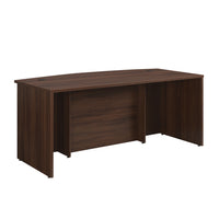 Sauder 71"W Affirm Executive Desk - Noble Elm-Durable, 1" thick top for books, binders, a computer, and more