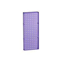 Azar Displays 20" x 8" Pegboard 1-Sided Wall Panel, Translucent Purple, 2 Pack-For use with flat surface