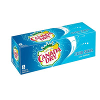 Canada Dry Club Soda - Low Sodium - 355 mL Cans - 12 Pack-355 mL cans