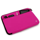 Vangoddy 14" Neoprene Laptop Sleeve - Pink-Protects your Laptop from bumps, shock and scratches. It incorporates a lightweight design for easy mobility and a heavy duty zipper closure. Water Resistant. Lets you tote your Laptop anywhere, conveniently and safely, in any briefcase or backpack!