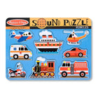 Melissa & Doug Vehicles Sound Puzzle (LCI725)-Age group and grade: Ages 3 - 7 years and grades toddler - 2nd