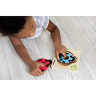 Beleduc Layer Puzzle "Ladybug"-All components made of wood
