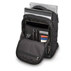 Samsonite Modern Utility Double Shot Backpack 15.6", Charcoal Heather-Drop-in padded laptop compartment for 15.6" laptop
