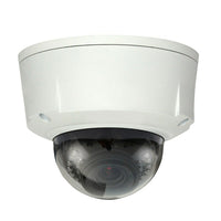 SeqCam 1.3 MegapixelWater-Proof & Vandal-Proof IR Network Dome Camera, 4.7" x 5.9" x 5.9", White-1/3" 1.3Megapixel progressive scan Aptina CMOS
