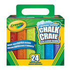 Crayola Sidewalk Chalk - Assorted Colours - 24 Pack-This set includes 24 sidewalk chalk sticks in exclusive Crayola crayon colours that pop against sidewalk and driveway surfaces