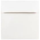 JAM Paper 8 x 8 Square Envelopes, White, 50 Pack (3992315I)-Regular white square envelope