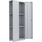 Metalware RK854 Boltless Shelving Unit, 4-Shelves, 36" x 24" x 76", Light Grey-Adjustable shelving system that provides high strength, yet economical storage capacity for your needs