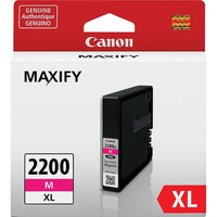 Canon PGI-2200 XL Magenta Ink Tank (9269B001), High Yield-Ink tank delivers a high page yield while an innovative ink formula guarantees crisp text, sharp contrast and vivid colours