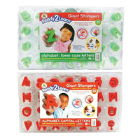 Centre Enterprises Ready2learn Giant Stamper, Alpha Letters-Stamps also have a directional arrow for perfect alignment