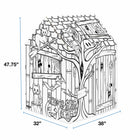 Bankers Box At Play Playhouse - 32"W x 38"L x 48"H - Halloween-Strong and Safe Construction: 32-ECT corrugated board with kid-friendly rounded edges provides strength and safety for hours of play, Lead-free design is F963 Standard Consumer Safety Specification certified