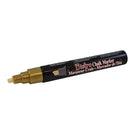 Marvy Uchida Chisel-Tip Liquid Chalk Markers - Erasable - Dustless - Gold Metallic - 2 Pack-Marker Tip: Chisel