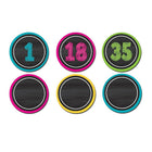 Teacher Created Resources Chalkboard Brights Numbers Magnetic Accents, 126 Pack (TCR77280)-Magnetic Accents for Classroom Decorations