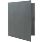 JAM Paper Plastic POP Two Pocket Clasp School Folder with Prong Clip Fasteners, Grey, 96 Pack (313525337D)-4