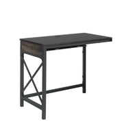 Sauder Foundry Road 36" W Desk Return - Carbon Oak (1 Box)-Desk Return