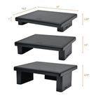 DAC MP-213 Height-Adjustable Monitor Riser/Stand with 2 USB Ports-Easy to assemble - No tools required. Assembly only takes a few seconds