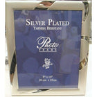Elegance Valentina 4" x 6" Photo Frame, Satin SP with Silver Leaning Heart-Elegant and Modern design to hold your special photo.