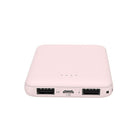 Basic Tech 5000mAh Power Bank - Pink-LED Battery Indicator
