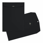 JAM Paper Open End Catalog Envelopes with Clasp Closure - 9" x 12" - Smooth Black - 50 Pack-Size: 9" L x 12" W