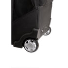SWISSGEAR Wheeled 15.6" Laptop Backpack - Black-Adjustable front panel bungee cord to secure a bike helmet or other accessories